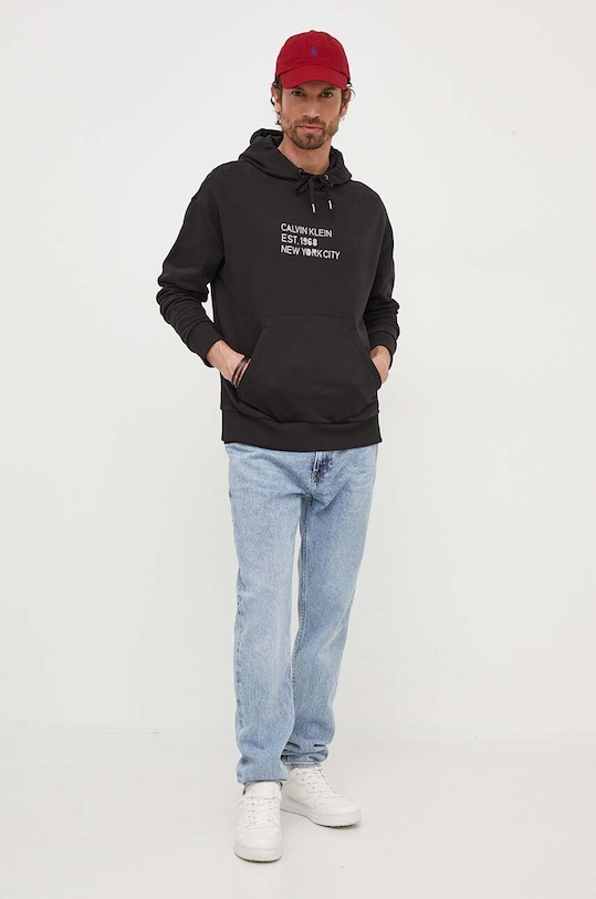 Calvin Klein bluza K10K111522 czarny AW23