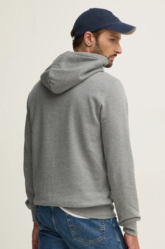 Îmbrăcăminte Calvin Klein Jeans hanorac de bumbac J30J320805 gri