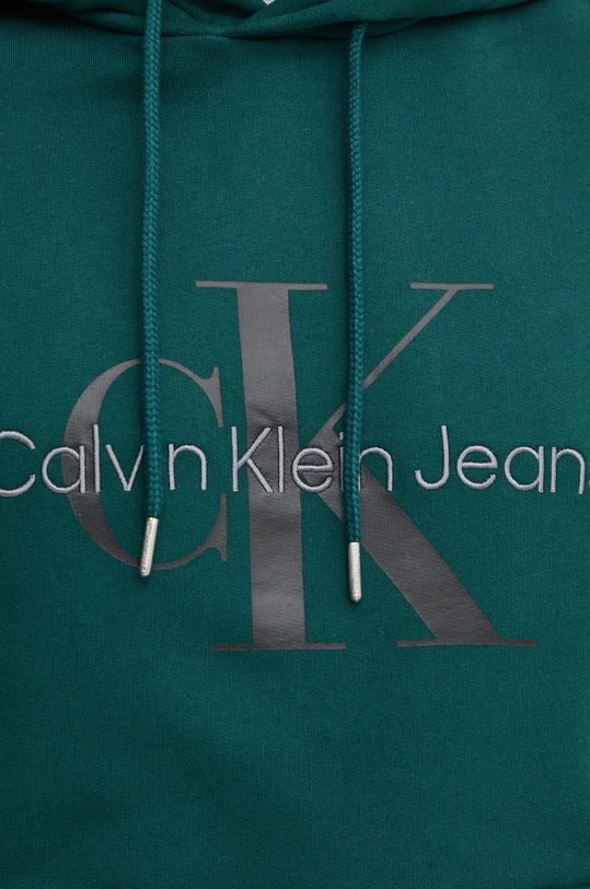 Bavlněná mikina Calvin Klein Jeans J30J320805 zelená