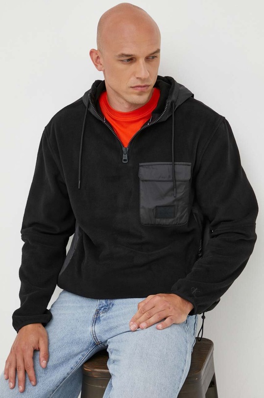 Calvin Klein Jeans bluza imprimeu negru J30J323423