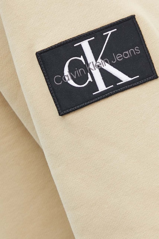 Бавовняна кофта Calvin Klein Jeans J30J323430 бежевий