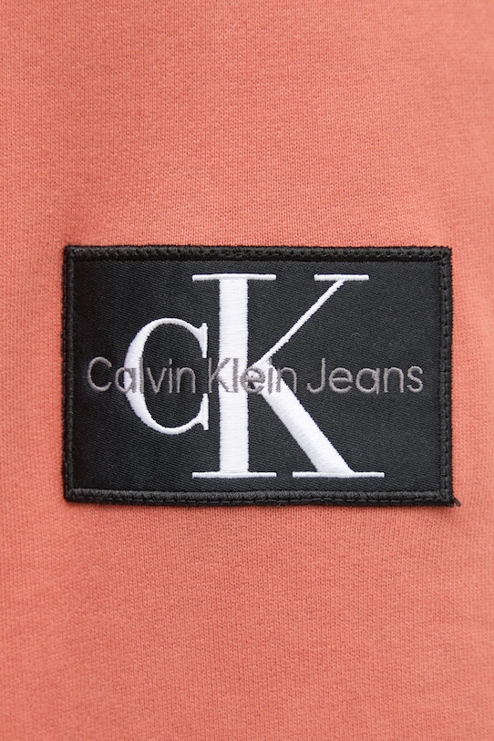 Бавовняна кофта Calvin Klein Jeans J30J323430 помаранчевий