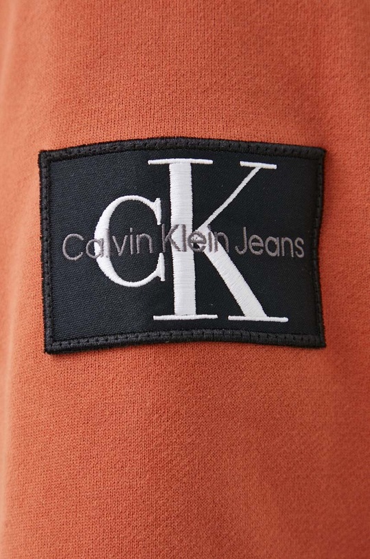 Calvin Klein Jeans bluza bawełniana J30J323430 pomarańczowy