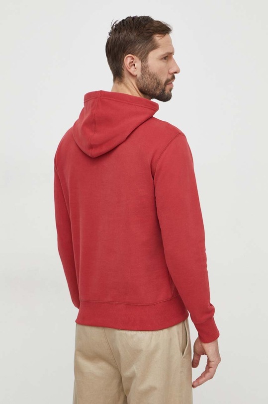 Îmbrăcăminte Calvin Klein Jeans hanorac de bumbac J30J323430 rosu