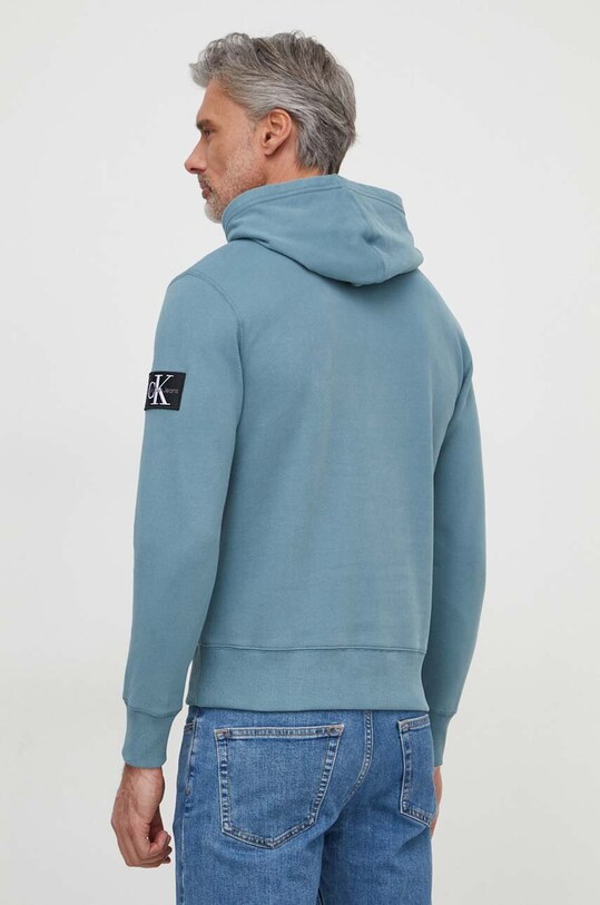 Îmbrăcăminte Calvin Klein Jeans hanorac de bumbac J30J323430 albastru