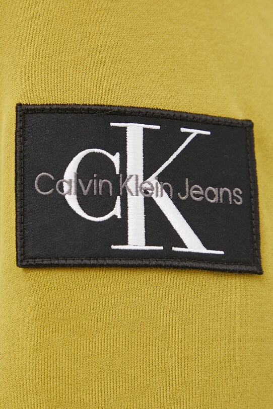 Bavlněná mikina Calvin Klein Jeans J30J323430 zelená