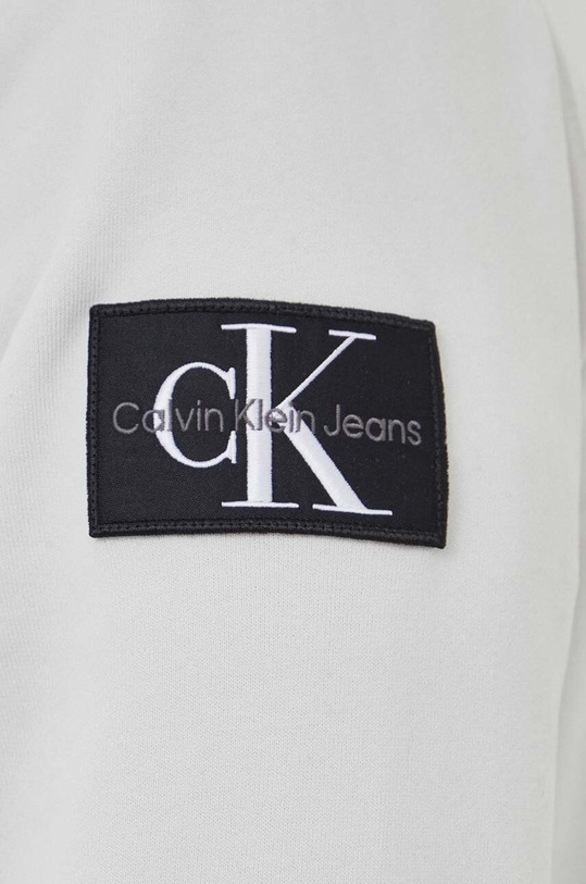 Бавовняна кофта Calvin Klein Jeans J30J323430 сірий