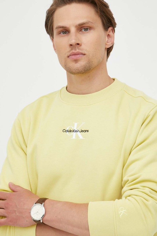 Μπλούζα Calvin Klein Jeans πράσινο J30J323434