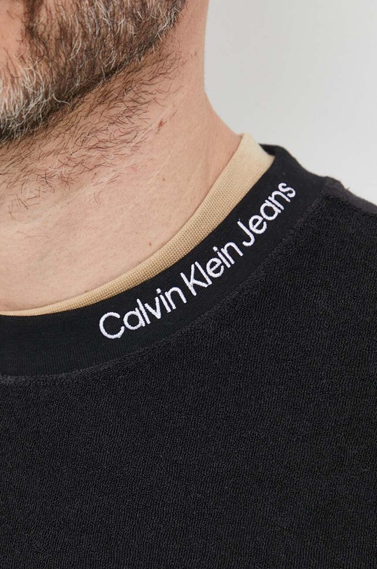 Μπλούζα Calvin Klein Jeans J30J323547 μαύρο