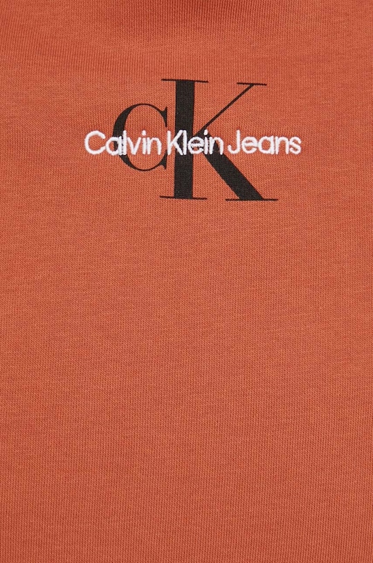 Calvin Klein Jeans bluza J30J323749 pomarańczowy