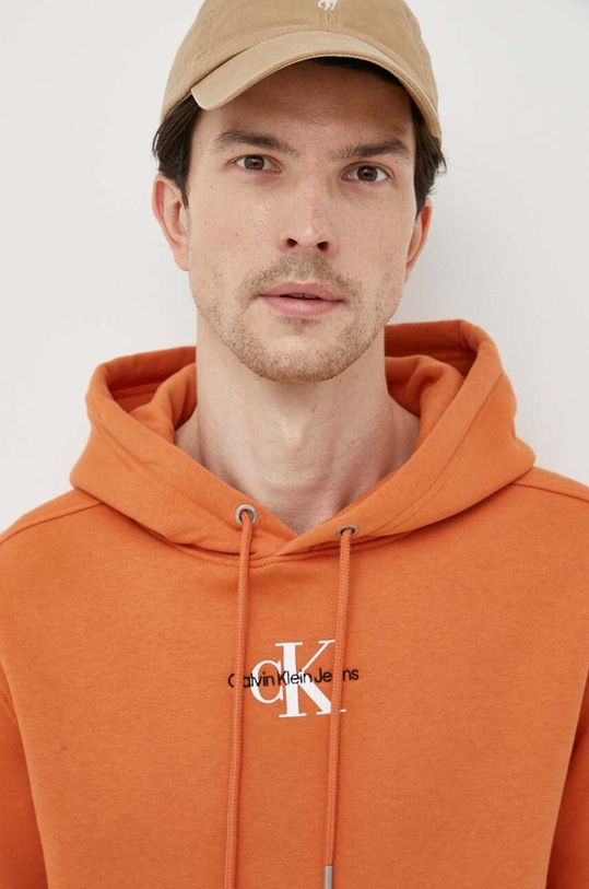 Calvin Klein Jeans bluza pomarańczowy J30J323749