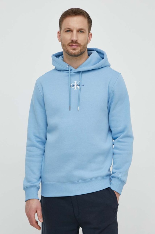 Calvin Klein Jeans felső aplikációval kék J30J323749