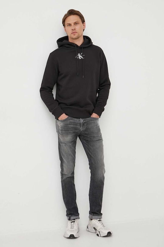 Calvin Klein Jeans bluza J30J323749 czarny SS24
