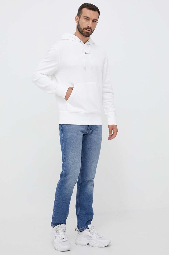 Calvin Klein Jeans bluza bawełniana J30J324228 biały AW23