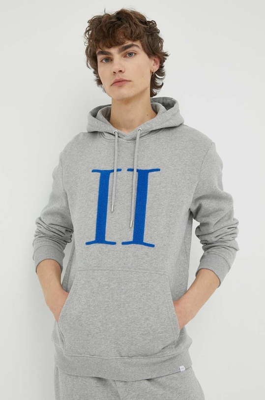 Bavlnená mikina Les Deux LDM201084 sivá AW23