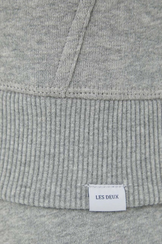 Bavlnená mikina Les Deux LDM201084 sivá
