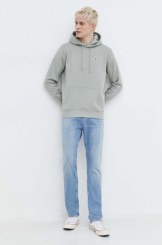 Tommy Jeans felső DM0DM09593 zöld SS24