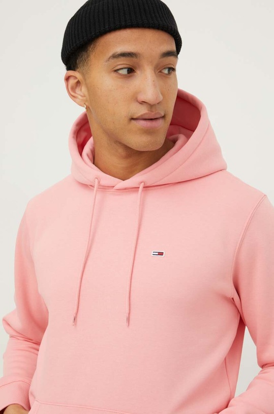 Mikina Tommy Jeans růžová DM0DM09593