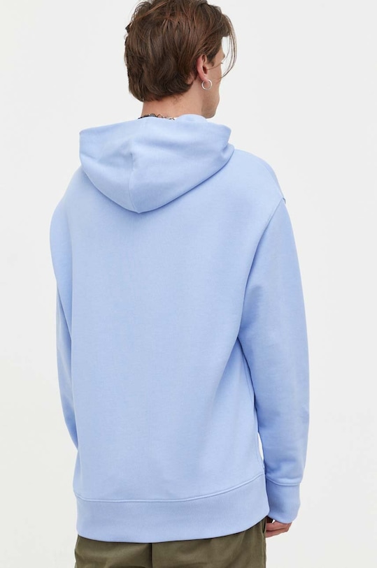 Odzież Tommy Jeans bluza bawełniana DM0DM16369 niebieski