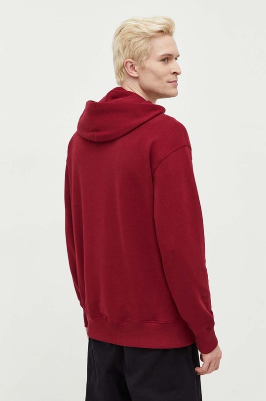 Oblečení Bavlněná mikina Tommy Jeans DM0DM16369 burgundské