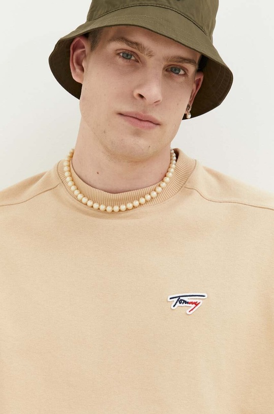 Μπλούζα Tommy Jeans μπεζ DM0DM16796