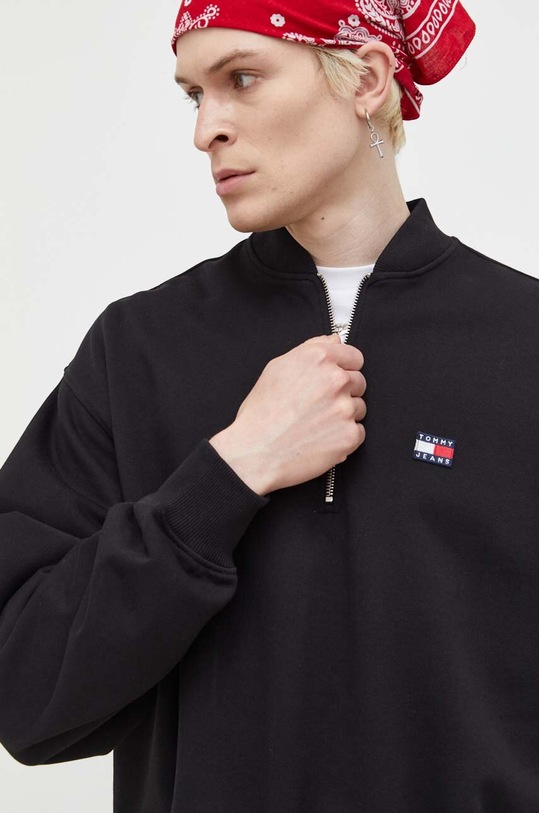 Хлопковая кофта Tommy Jeans чёрный DM0DM16802