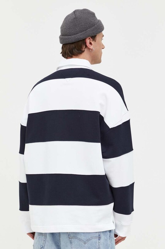 Ρούχα Βαμβακερή μπλούζα Tommy Jeans DM0DM16813 σκούρο μπλε