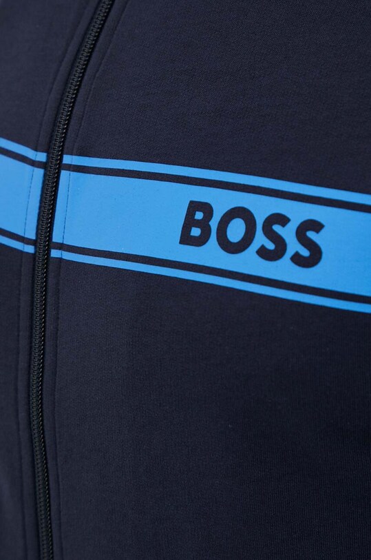 BOSS bluza bawełniana lounge 50496746 granatowy