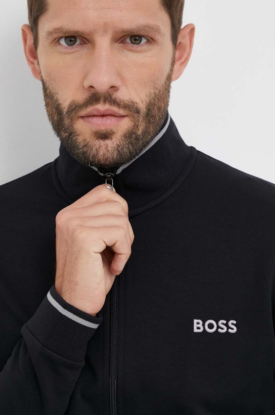 BOSS bluza aplikacja czarny 50496778