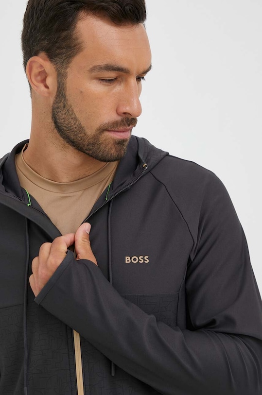 Boss Green bluza BOSS GREEN cu modele gri 50493465