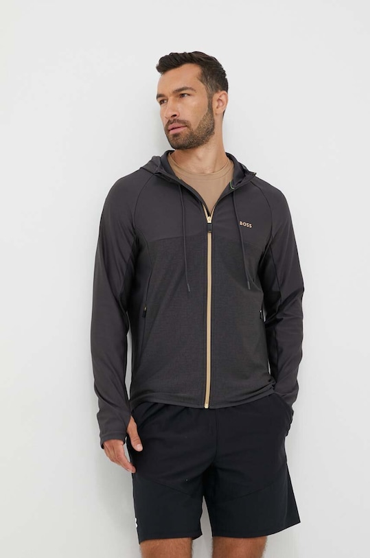 Boss Green bluza BOSS GREEN gri 50493465