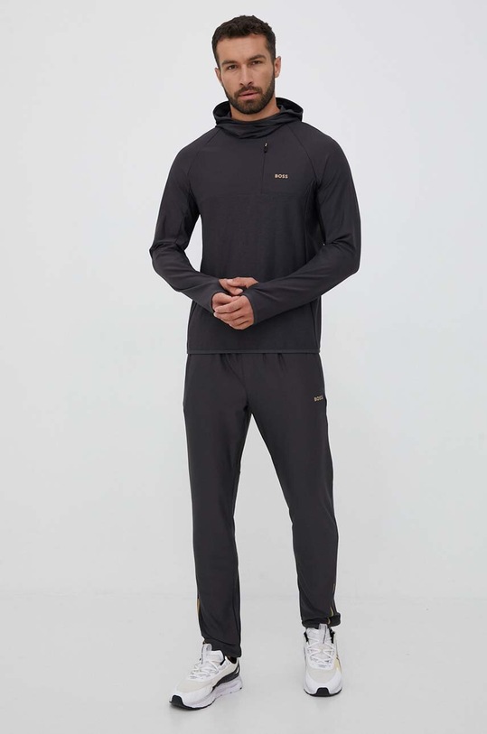 BOSS Green bluza 50493474 szary AW23