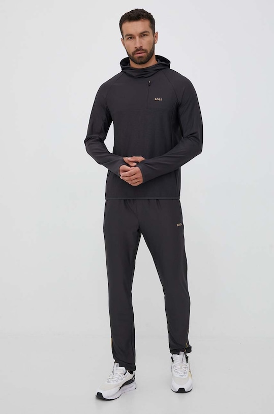 BOSS Green bluza 50493474 szary AW23