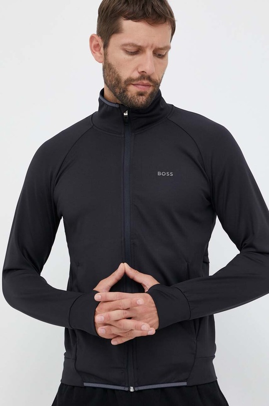 BOSS Green bluza 50494551 czarny AW23