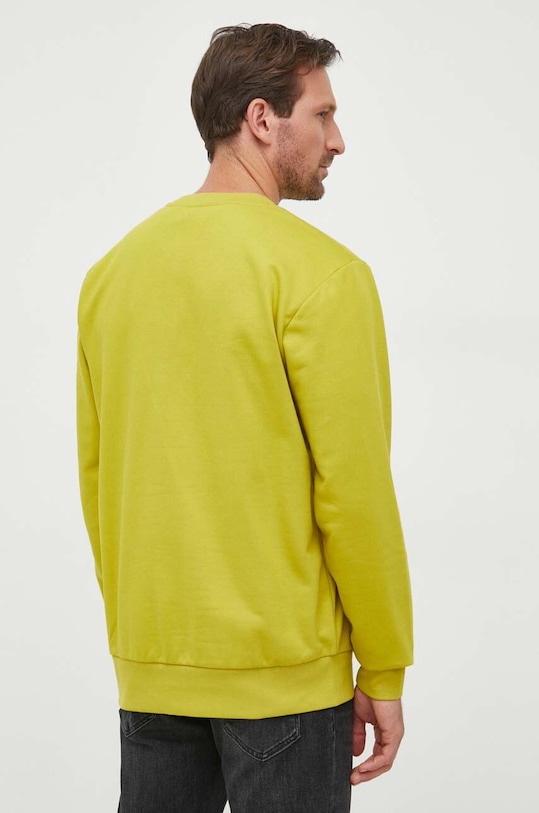 Oblečenie Bavlnená mikina BOSS 50496642 zelená