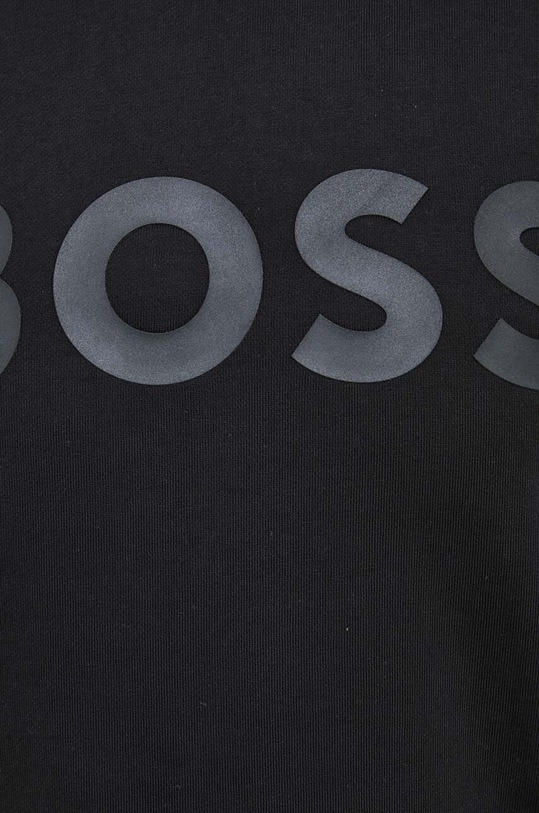 Бавовняна кофта BOSS 50496642 чорний
