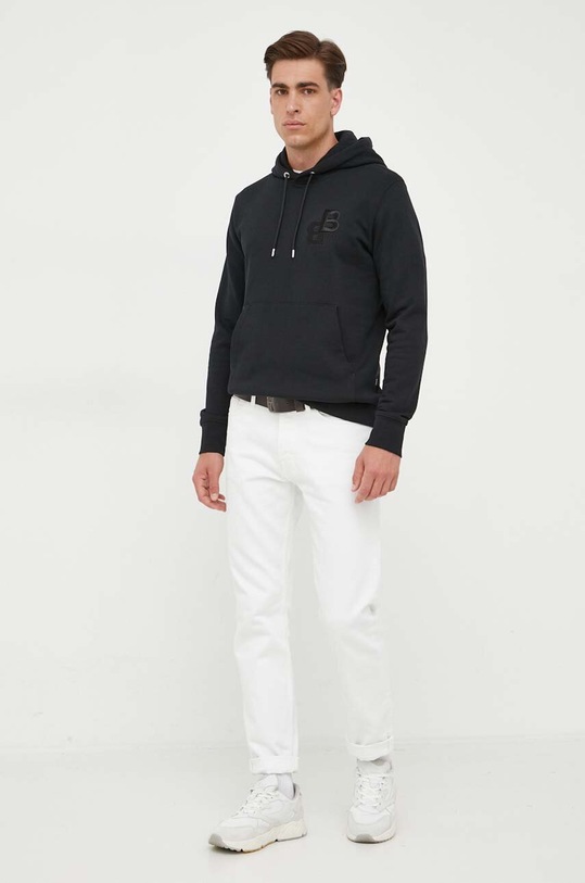 BOSS bluza bawełniana 50499925 czarny AW23