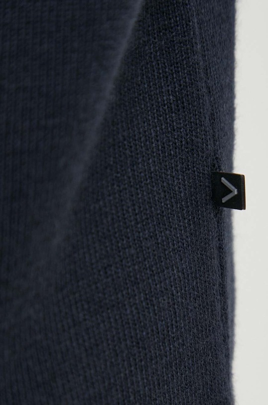 Mikina s příměsí vlny BOSS 50495390 námořnická modř