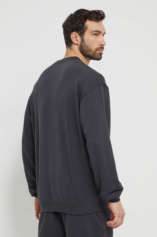 Ρούχα Βαμβακερό φούτερ BOSS 50496802 μαύρο