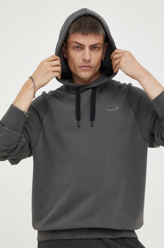 PS Paul Smith bluza bawełniana z kapturem szary M2R.960XE.L21169