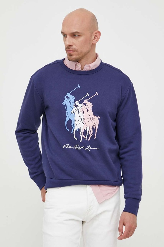 Μπλούζα Polo Ralph Lauren 710909590 σκούρο μπλε AW23