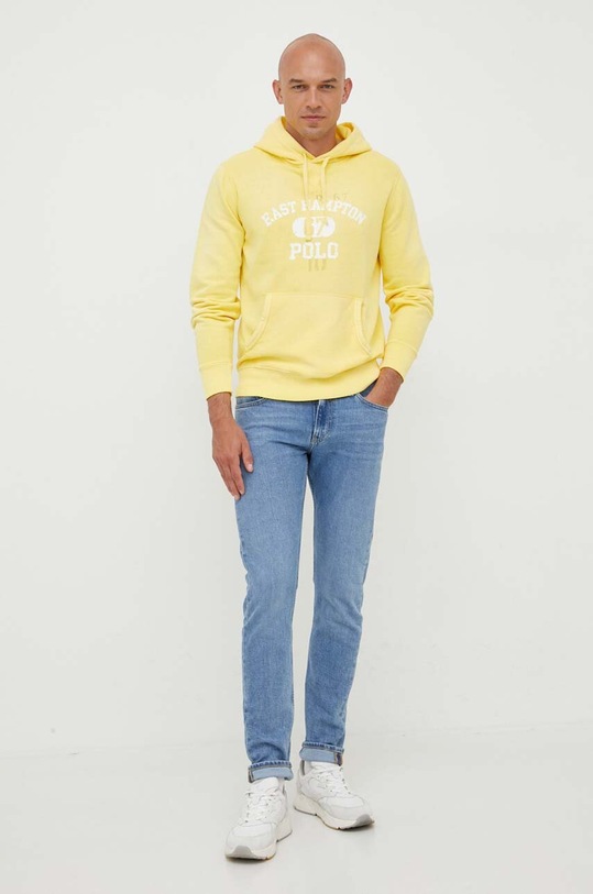 Polo Ralph Lauren bluza 710909917 żółty AW23