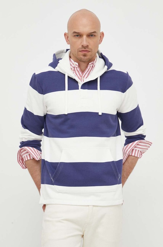 Μπλούζα Polo Ralph Lauren με κουκούλα σκούρο μπλε 710909944