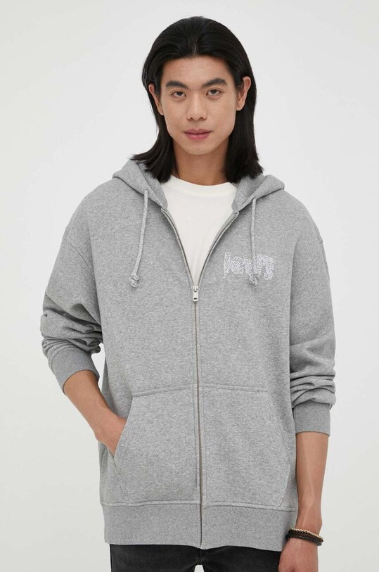 Levi's bluza z kapturem szary 38717.0029