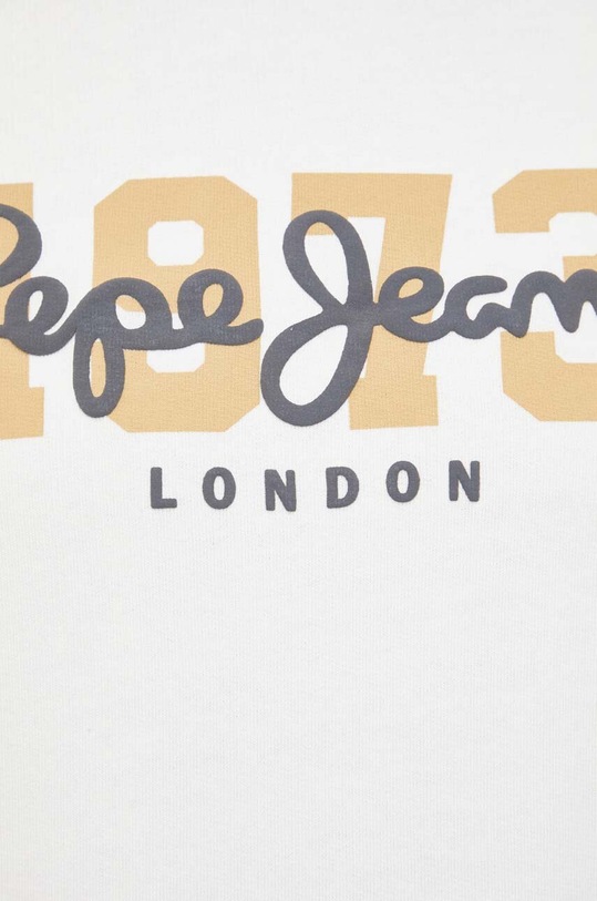 Pepe Jeans bluza bawełniana Meier PM582477.803 biały
