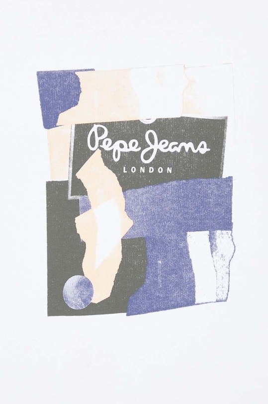 Pepe Jeans bluza bawełniana Oldwive PM582479.800 biały