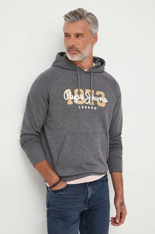 Pepe Jeans felső Meier melanzs szürke PM582482.963