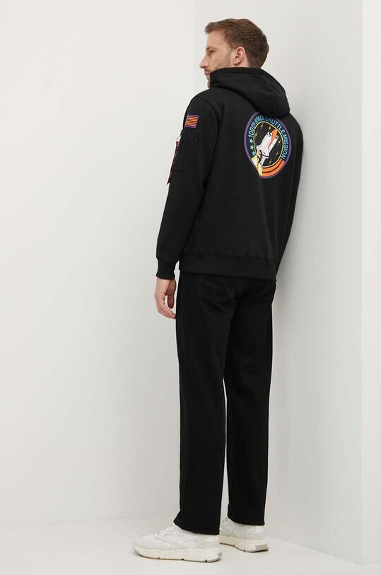 Одежда Кофта Alpha Industries x Nasa Space Shuttle Hoody 178317.556 чёрный