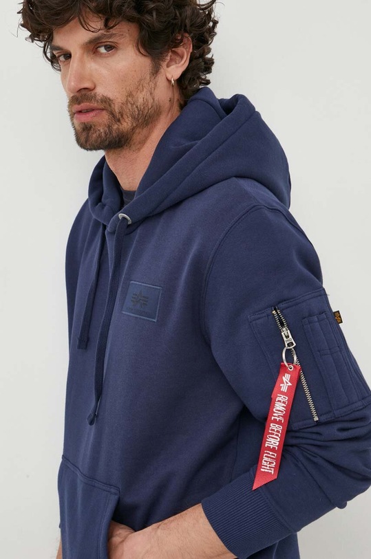 Dukserica Alpha Industries 178318.697 mornarsko plava