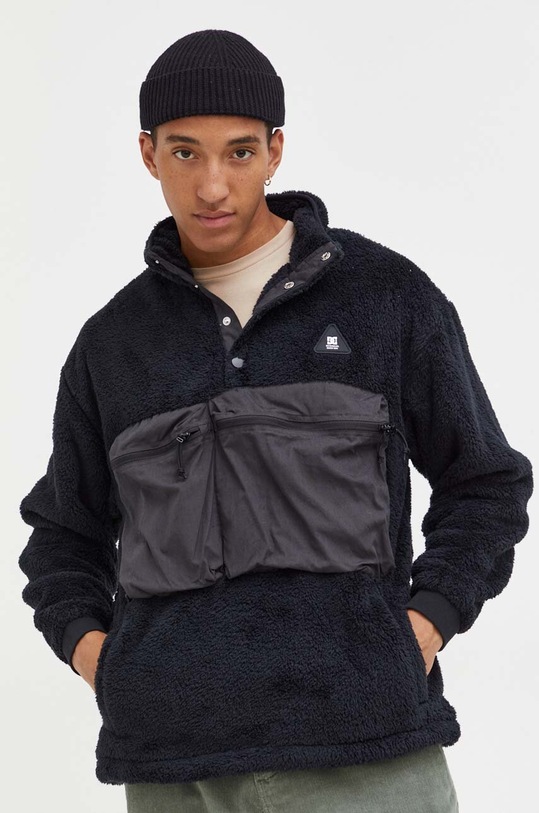DC hanorac fleece negru ADYFT03376